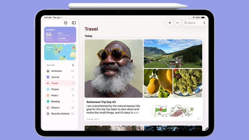 ipados 26 journal app