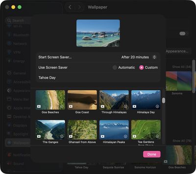 aerial screensavers