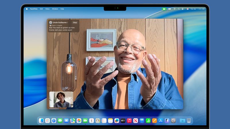 macos tahoe facetime live translation