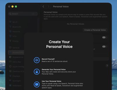 personal voice macos
