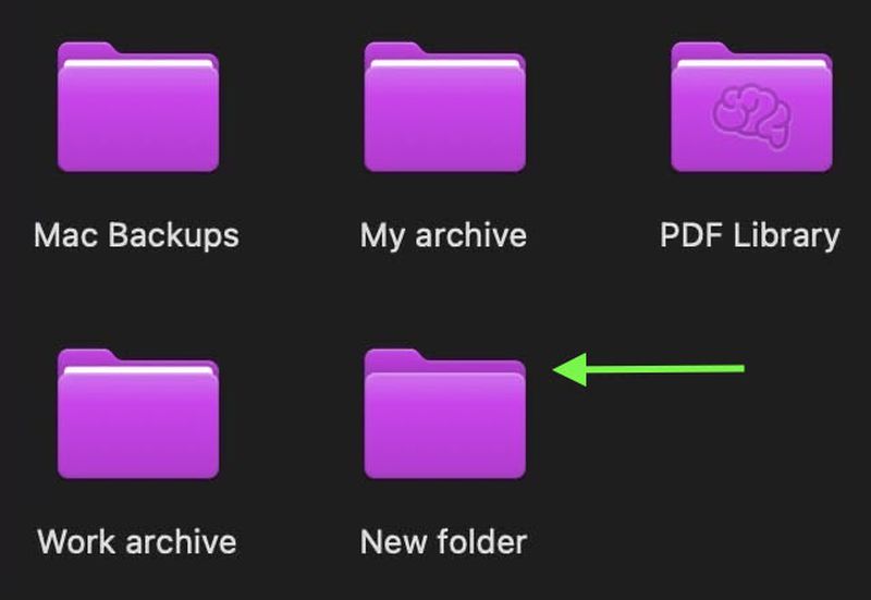 folder icons change macos