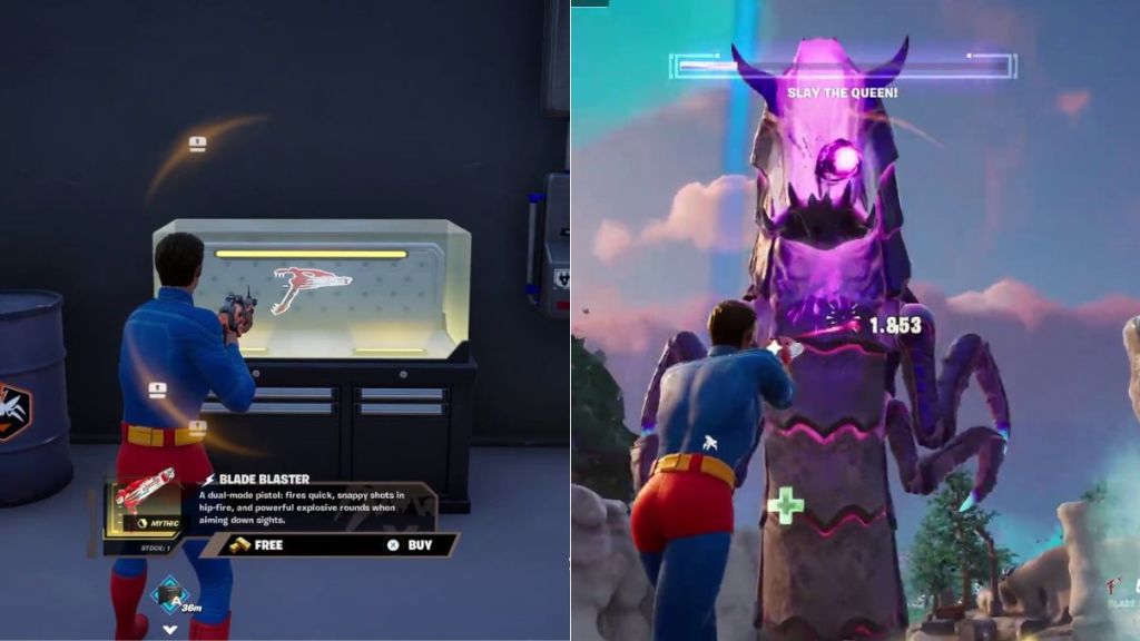 fortnite blaster bunker and gameplay