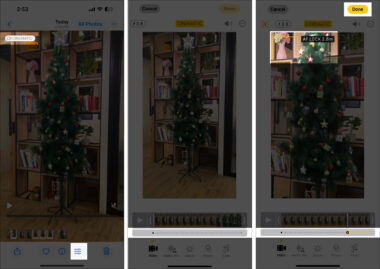 Editing cinematic video on iphone